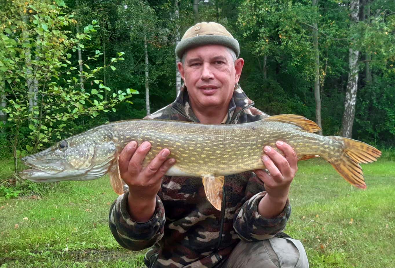 Peter Rösch jun. Hecht 93 cm 11 Pfund Ulrichsee