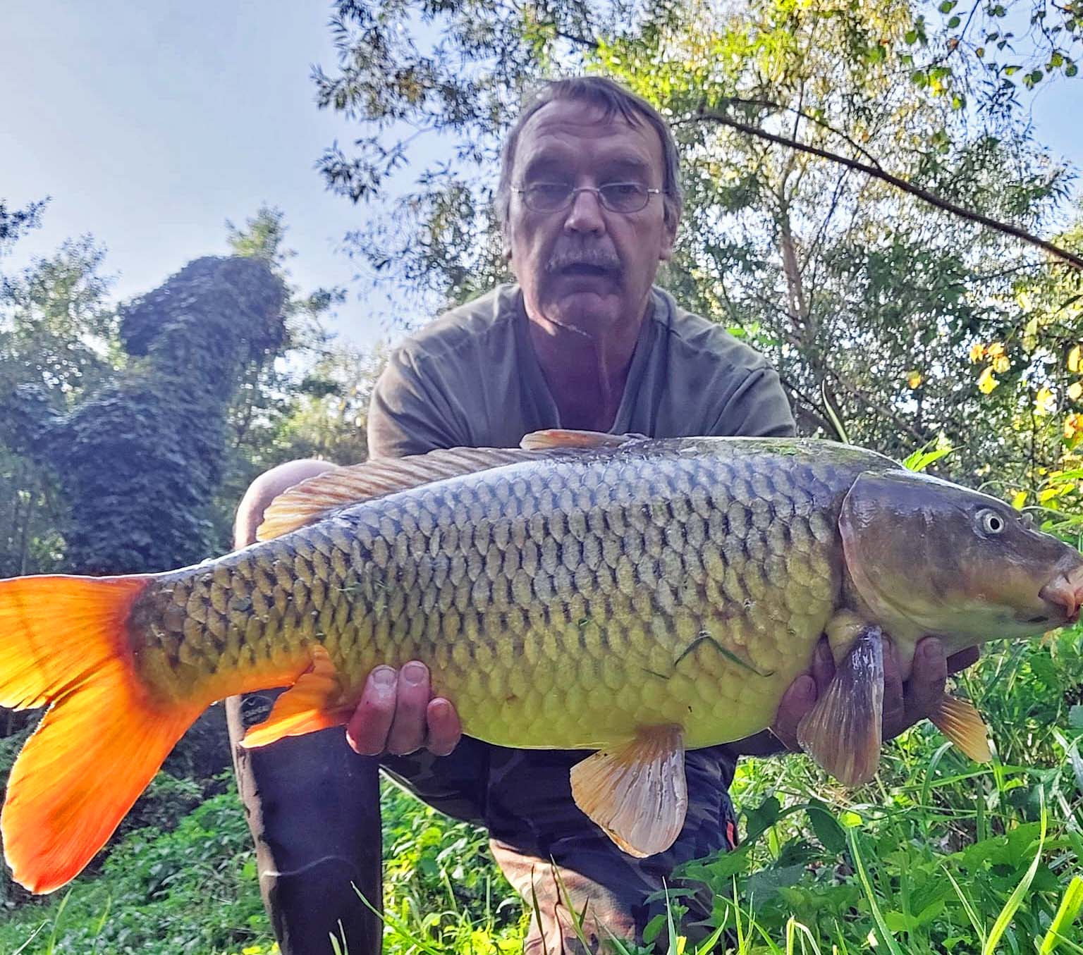 Hans Krug Schuppenkarpfen 76 cm 16 Pfund Schwarzach